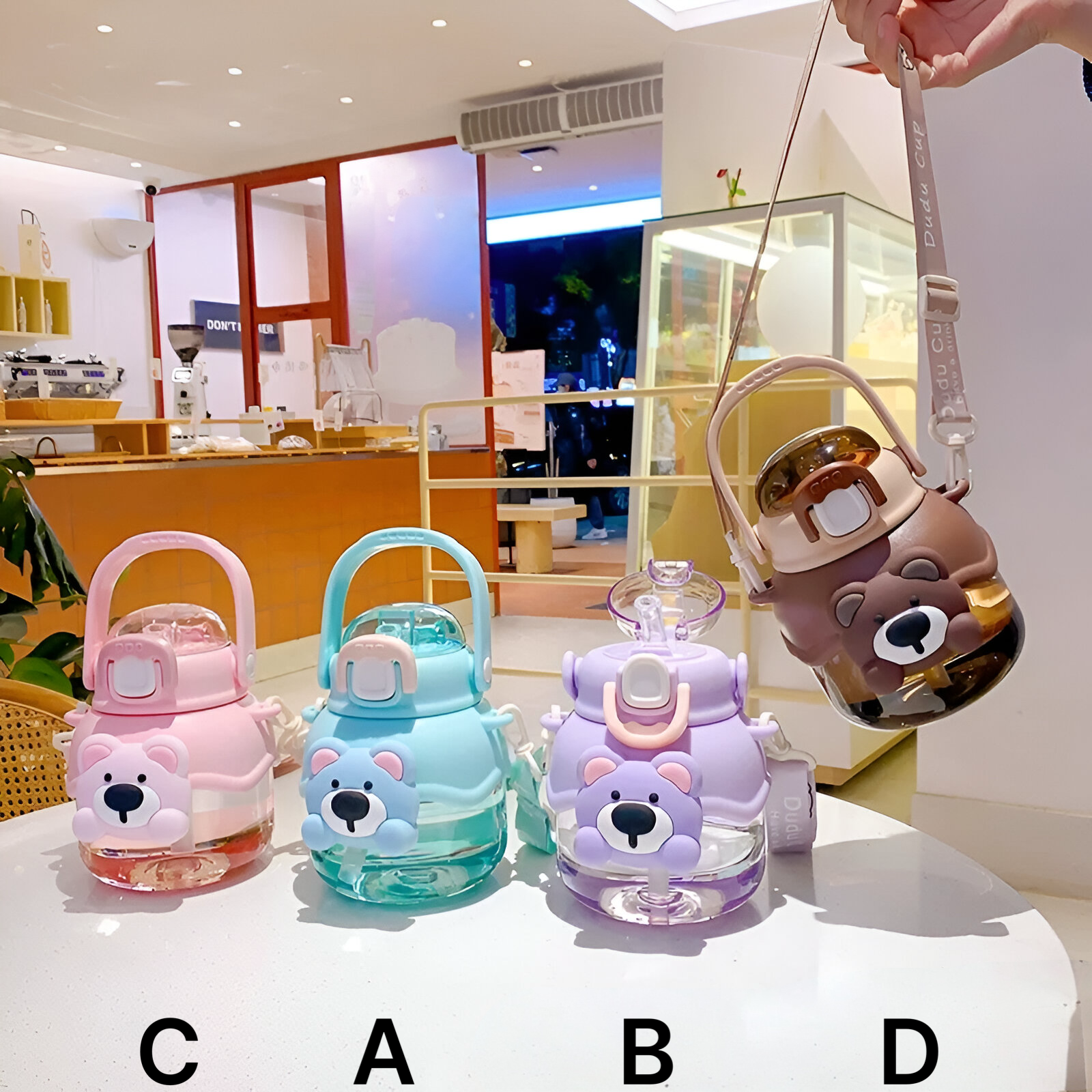 Cartoon bear water bottles MEDO FLAŠA uz keramički set Čajnik za dječju upotrebu
